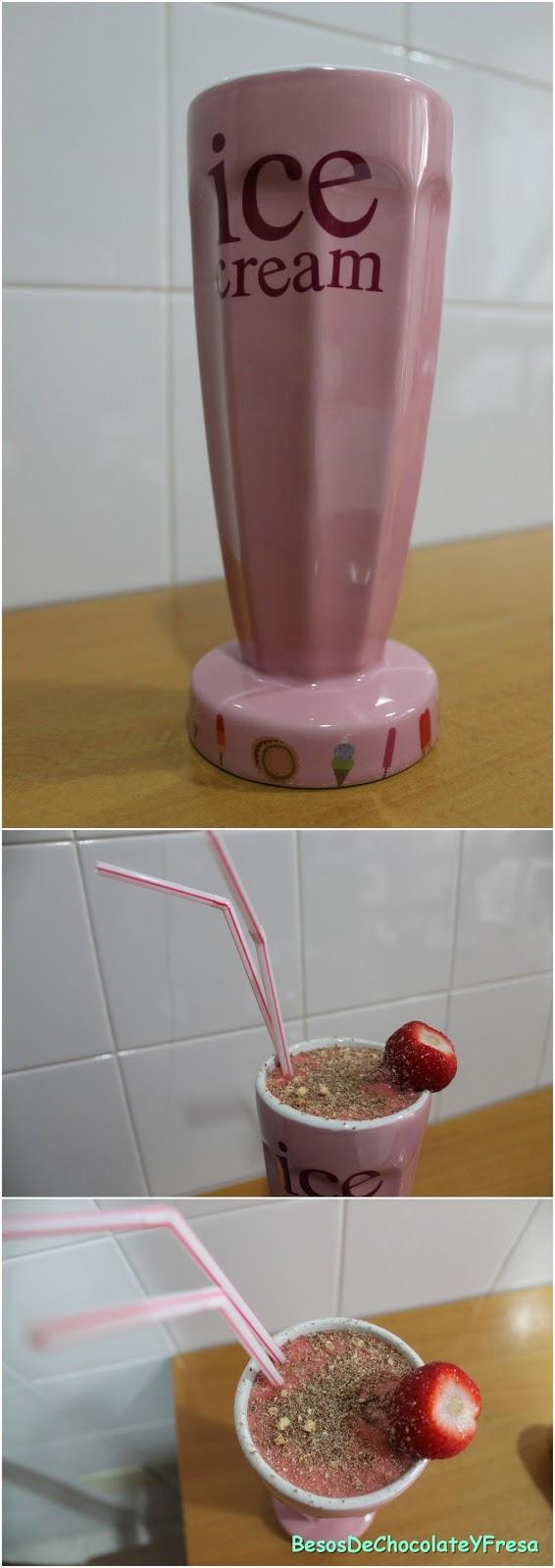 Batido de fresa