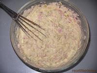 PASTEL DE JAMON, QUESO Y ACEITUNAS