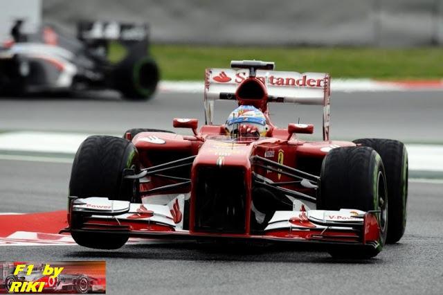 PPRUEBAS LIBRES 1 AL GP DE ESPAÑA 2013 - LLUEVE EN BARCELONA