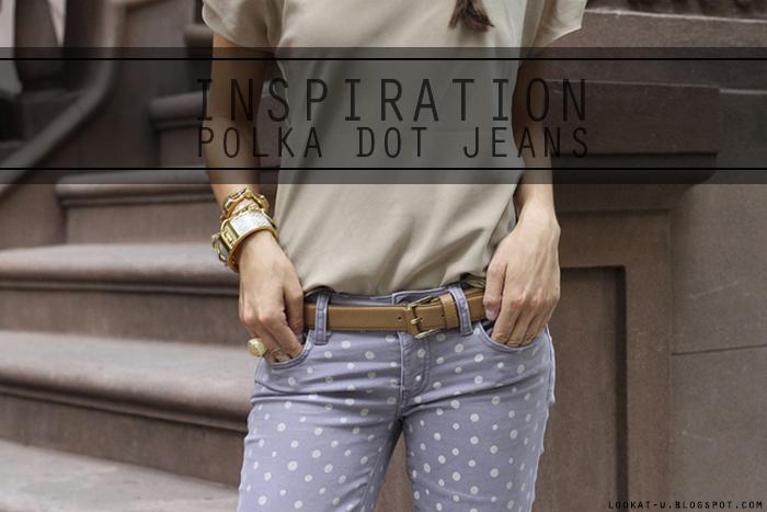 Inspiration - Polka Dots Jeans