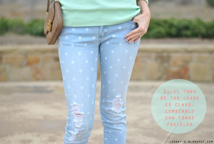 Inspiration - Polka Dots Jeans