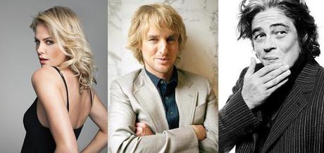 Owen Wilson, Benicio del Toro y Charlize Theron podrían estar en 'Inherent Vice'