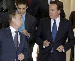 Cameron y Putin hablaron sobre la guerra civil en Siria