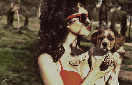 Sesión de fotos con Maribel Valiente - Maquillaje de Esther Muñoz y peluquería Ángela Ramírez