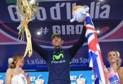 Nibali se coloca líder del Giro, Dowsett gana la contrarreloj