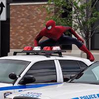 Set de fotos de detrás de escena para The Amazing Spiderman