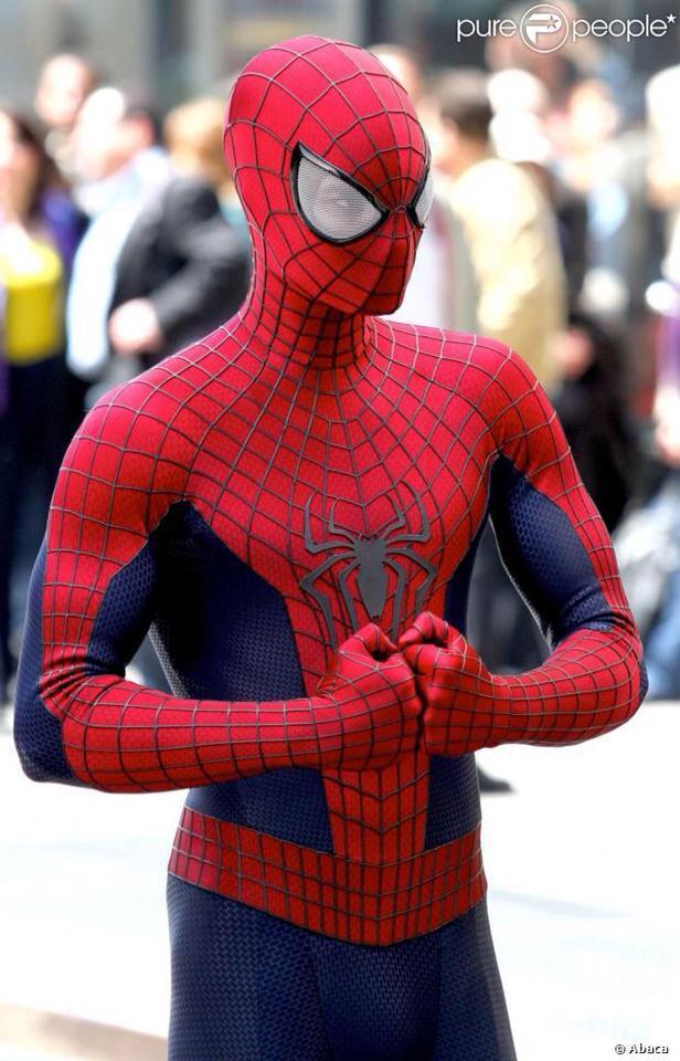 Set de fotos de detrás de escena para The Amazing Spiderman