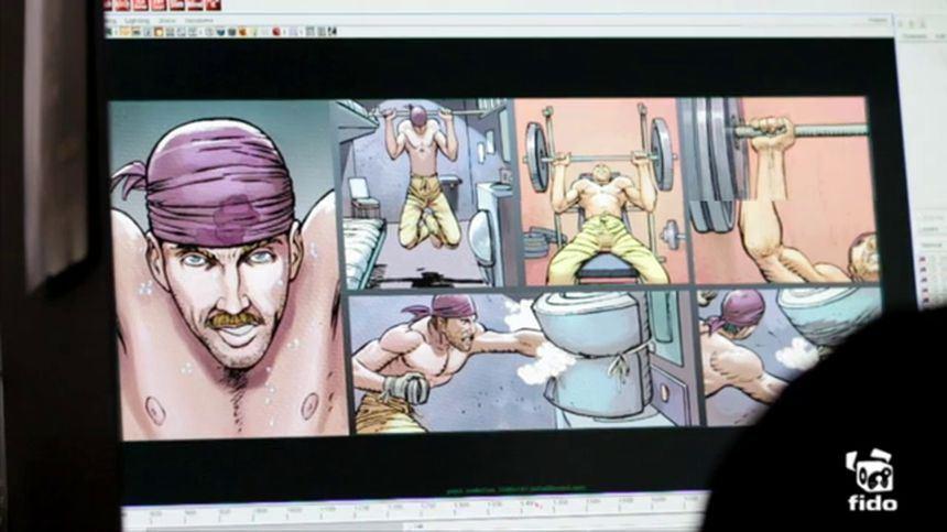 Kick-Ass Animated 3D Comic Book sequence Breakdown (11)