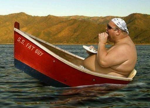 fat guy boat