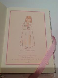 Libro de firmas para Primera Comunión