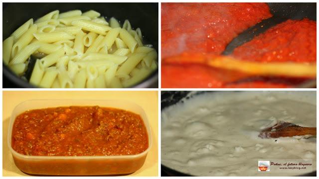 Receta de macarrones con bechamel. Sólo para estudiantes en época de exámenes