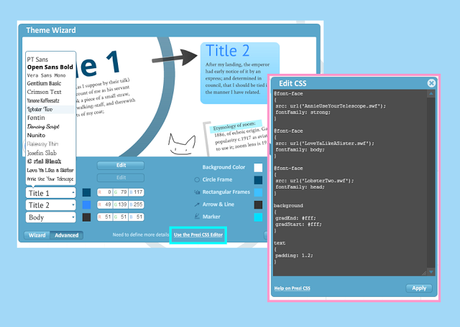 Como aplicar estilos y colores en Prezi