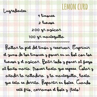 ¡La Receta del Lemon Curd!