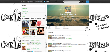 *Con1solovistazo* cumple 1 año Twitter