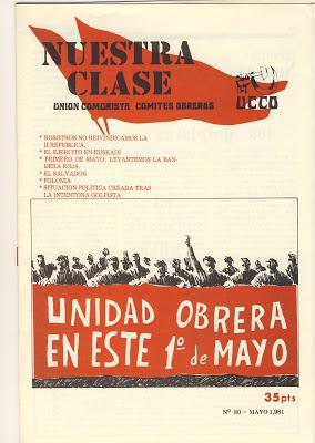 En aquellos tiempos... Mayo 1981. El paro, siempre el paro