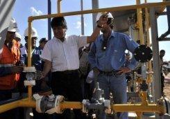 El presidente Evo Morales inaugura la primera planta boliviana para producción de gas licuado, el 10 de mayo de 2013