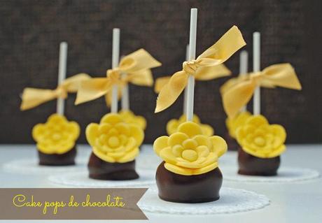Cake pops de chocolate [celebrando la primavera]
