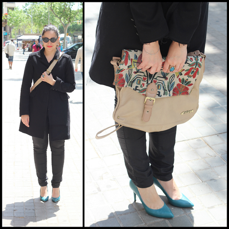 Bolsos floreados con MTNG MUSTANG