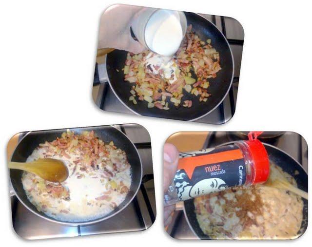 Espirales carbonara