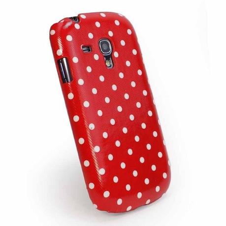 Polka Hot carcasa rojo para Galaxy S3 mini
