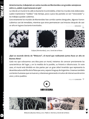 Reflexiones gráficas en la pared: David de la Mano en @RevistaUnBreak