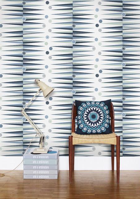 Los papeles pintados de Mini Modern: Paredes alegres