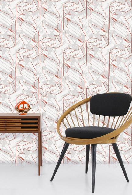 Los papeles pintados de Mini Modern: Paredes alegres