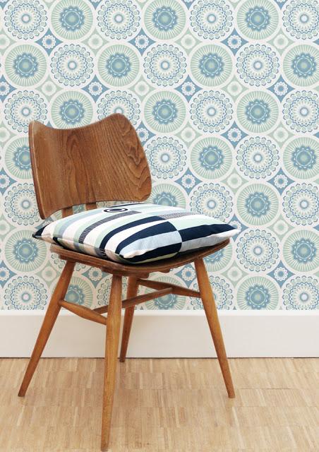 Los papeles pintados de Mini Modern: Paredes alegres