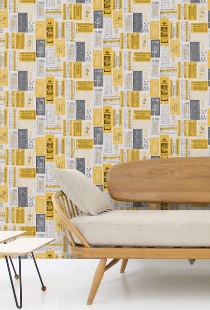 Los papeles pintados de Mini Modern: Paredes alegres