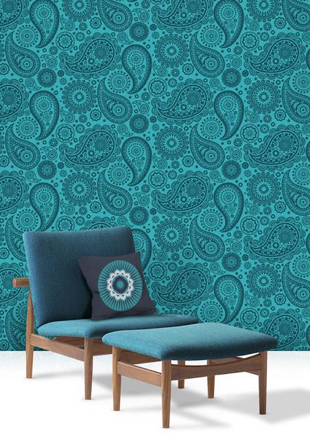 Los papeles pintados de Mini Modern: Paredes alegres