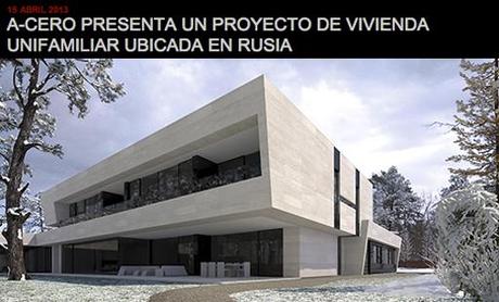 Propuesta de fachada alternativa para la vivienda unifamiliar en Rusia