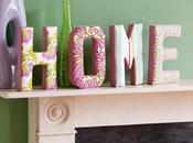 Unas letras decorativas primaverales