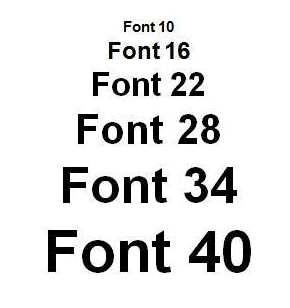 No a la letra demasiado pequeña en los libros