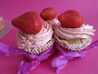 cupcakes de fresa