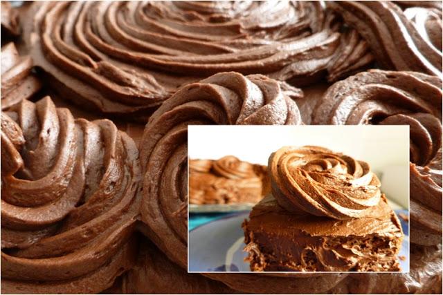 pastel de chocolate y naranja