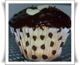 muffins con masa de bizcocho de yogur