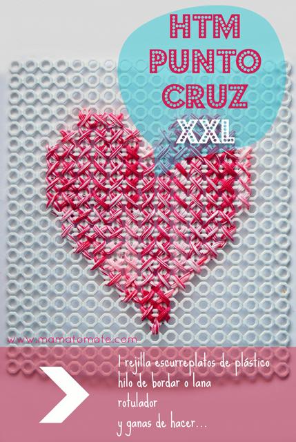 Cómo bordar PUNTO CRUZ Xxl - Tutorial - Paperblog