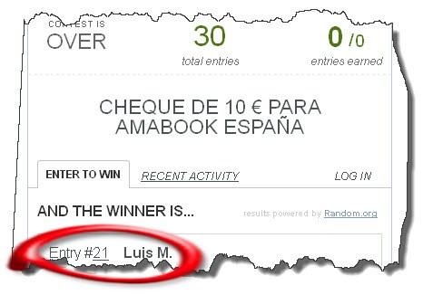 ganador cheque