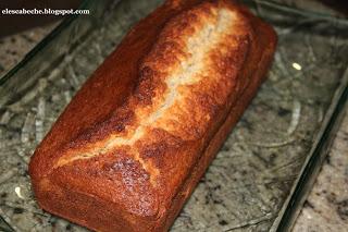 Bizcocho de plátano con coco Bizcocho de plátano con coco