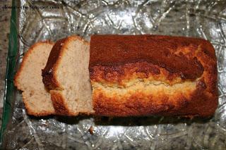 Bizcocho de plátano con coco