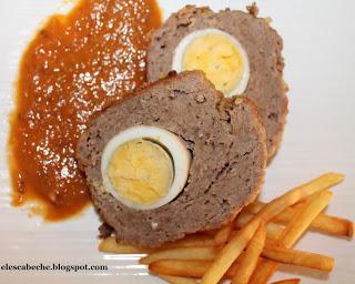 Redondo de carne picada con sorpresa