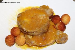 Lomo de cerdo a la naranja