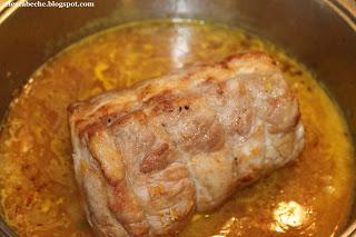 Lomo de cerdo a la naranja