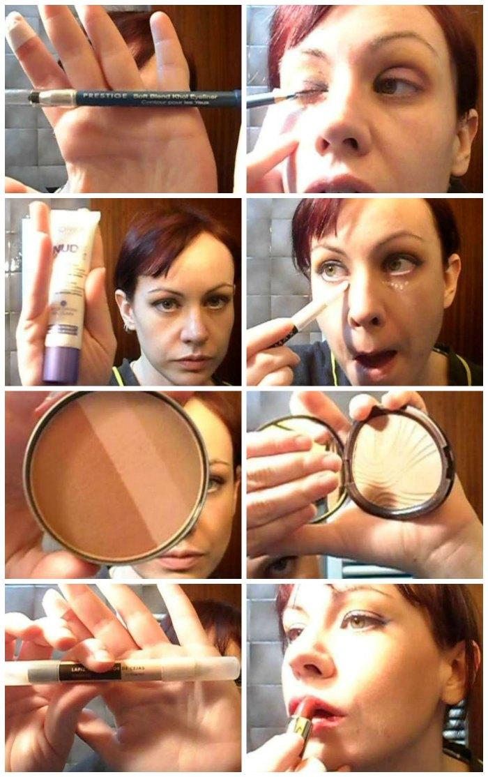 Maquillaje para empezar con la primavera (morado, amarillo, verde y rosa)