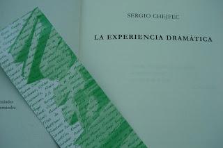 'La experiencia dramática', de Sergio Chejfec