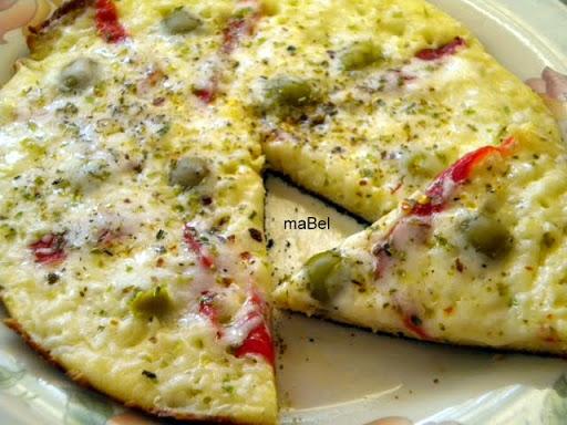 Pizza al minuto (sin levadura)