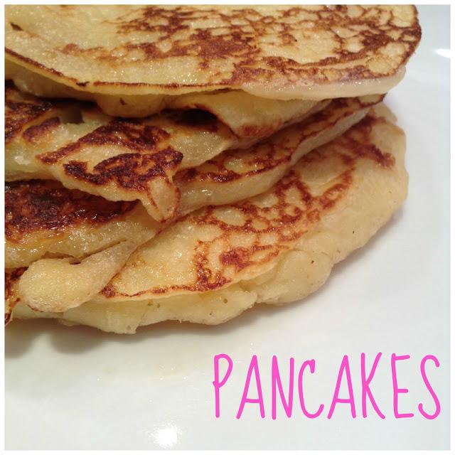 receta: tortitas - recipe: pancakes