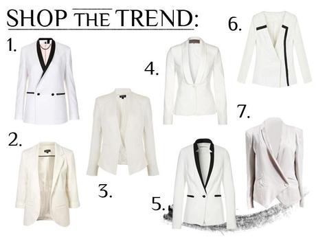 Trend alert: White blazers