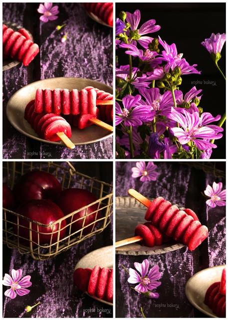 ICE POPS: Polos helados de Ciruela & Vino