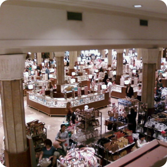 De visita al Macy's de Nueva York